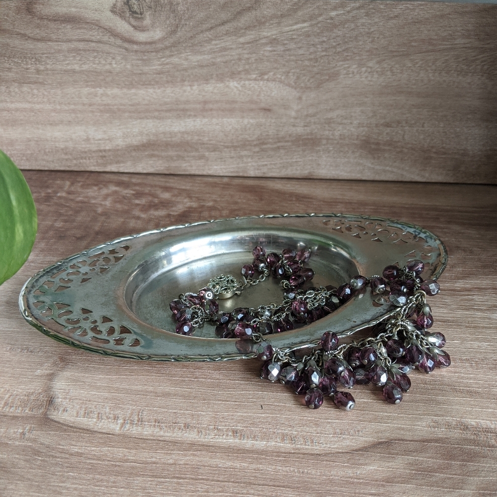 1940s Sheffield Electroplated Silver Tray